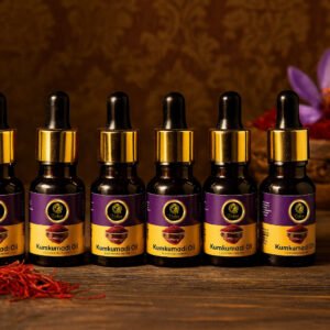 Premium Kumkumadi Oil with saffron and herbal extracts for skin brightening