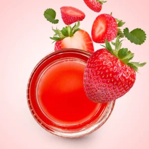 Strawberry lip balm for soft and smooth lips